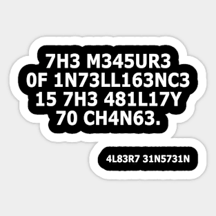 Intelligence Sticker